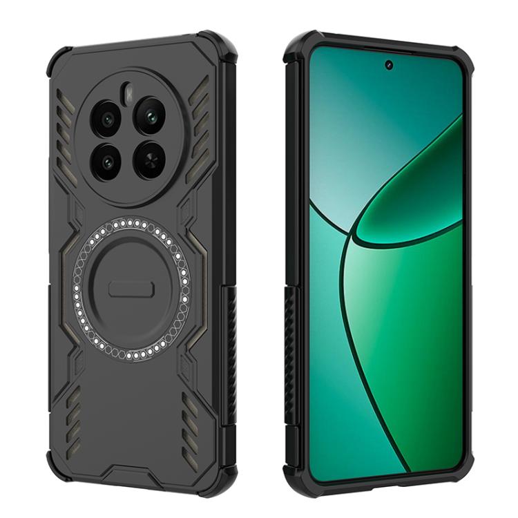 Butterfly Armor MagSafe Magnetic Ring Shockproof Phone Case, For Realme 12+ 5G Global / P1 5G Global