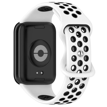 xDfind Dual Color Butterfly Buckle Silicone Watch Band, For Xiaomi Band 10 Pro/9 Pro/Redmi Watch 6/5/4