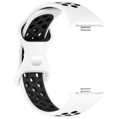 xDfind Dual Color Butterfly Buckle Silicone Watch Band, For Xiaomi Band 10 Pro/9 Pro/Redmi Watch 6/5/4