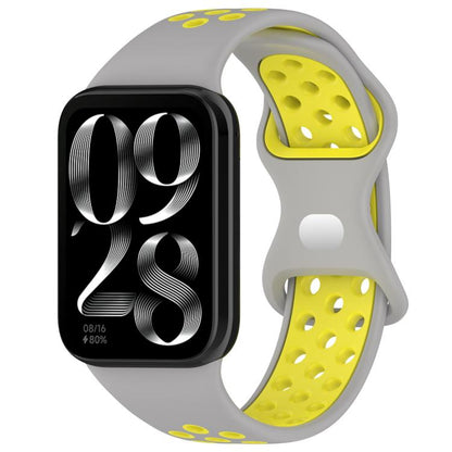 xDfind Dual Color Butterfly Buckle Silicone Watch Band, For Xiaomi Band 10 Pro/9 Pro/Redmi Watch 6/5/4