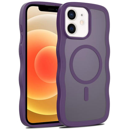 Skin Feel Wave Texture MagSafe Phone Case