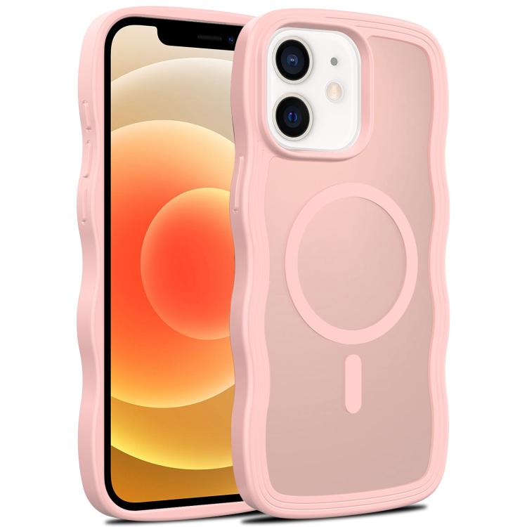 Skin Feel Wave Texture MagSafe Phone Case