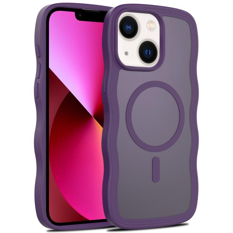 Skin Feel Wave Texture MagSafe Phone Case