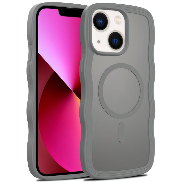 Skin Feel Wave Texture MagSafe Phone Case