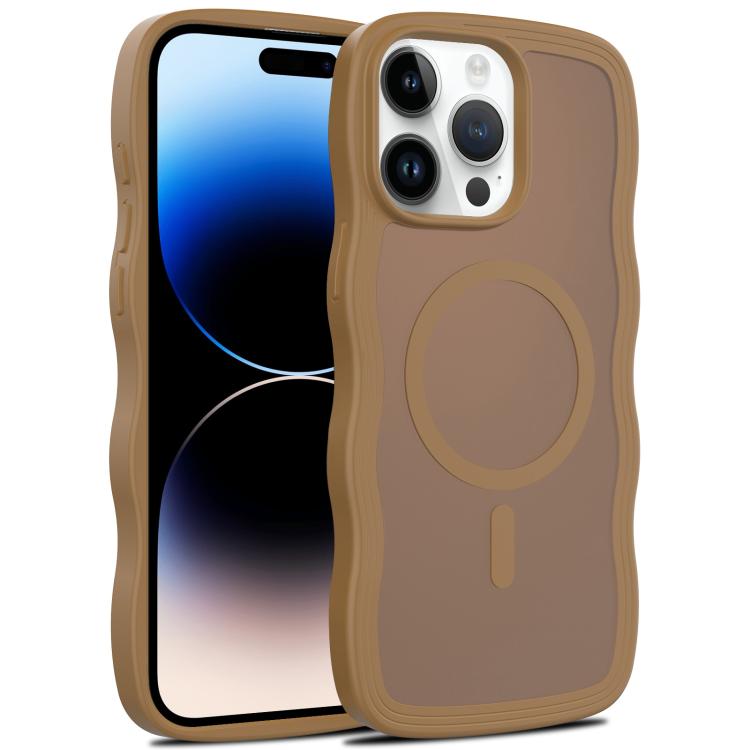 Skin Feel Wave Texture MagSafe Phone Case