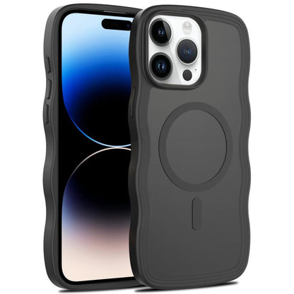 Skin Feel Wave Texture MagSafe Phone Case