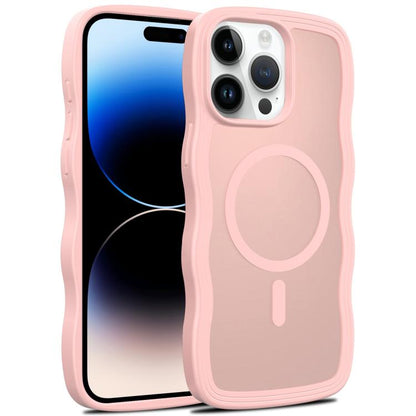 Skin Feel Wave Texture MagSafe Phone Case