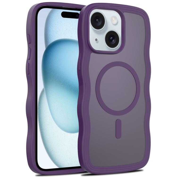 Skin Feel Wave Texture MagSafe Phone Case