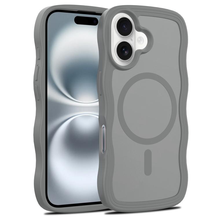 Skin Feel Wave Texture MagSafe Phone Case