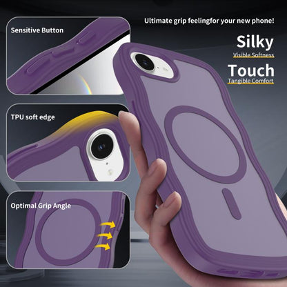 Skin Feel Wave Texture MagSafe Phone Case, For iPhone 17e / 16e, For iPhone 17, For iPhone Air, For iPhone 16 Pro Max, For iPhone 16 Pro, For iPhone 16 Plus, For iPhone 16, For iPhone 15 Pro Max, For iPhone 15 Pro, For iPhone 15 Plus, For iPhone 15    ...