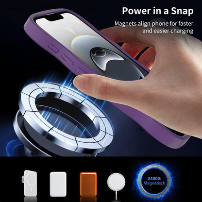 Skin Feel Wave Texture MagSafe Phone Case, For iPhone 17e / 16e, For iPhone 17, For iPhone Air, For iPhone 16 Pro Max, For iPhone 16 Pro, For iPhone 16 Plus, For iPhone 16, For iPhone 15 Pro Max, For iPhone 15 Pro, For iPhone 15 Plus, For iPhone 15    ...