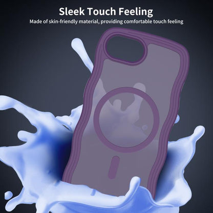 Skin Feel Wave Texture MagSafe Phone Case, For iPhone 17e / 16e, For iPhone 17, For iPhone Air, For iPhone 16 Pro Max, For iPhone 16 Pro, For iPhone 16 Plus, For iPhone 16, For iPhone 15 Pro Max, For iPhone 15 Pro, For iPhone 15 Plus, For iPhone 15    ...
