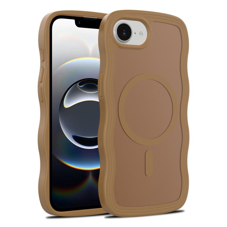 Skin Feel Wave Texture MagSafe Phone Case, For iPhone 17e / 16e, For iPhone 17, For iPhone Air, For iPhone 16 Pro Max, For iPhone 16 Pro, For iPhone 16 Plus, For iPhone 16, For iPhone 15 Pro Max, For iPhone 15 Pro, For iPhone 15 Plus, For iPhone 15    ...