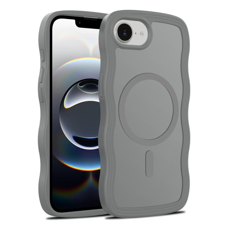 Skin Feel Wave Texture MagSafe Phone Case, For iPhone 17e / 16e, For iPhone 17, For iPhone Air, For iPhone 16 Pro Max, For iPhone 16 Pro, For iPhone 16 Plus, For iPhone 16, For iPhone 15 Pro Max, For iPhone 15 Pro, For iPhone 15 Plus, For iPhone 15    ...