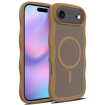 Skin Feel Wave Texture MagSafe Phone Case, For iPhone 17e / 16e, For iPhone 17, For iPhone Air, For iPhone 16 Pro Max, For iPhone 16 Pro, For iPhone 16 Plus, For iPhone 16, For iPhone 15 Pro Max, For iPhone 15 Pro, For iPhone 15 Plus, For iPhone 15    ...