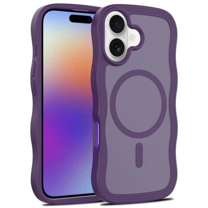 Skin Feel Wave Texture MagSafe Phone Case, For iPhone 17e / 16e, For iPhone 17, For iPhone Air, For iPhone 16 Pro Max, For iPhone 16 Pro, For iPhone 16 Plus, For iPhone 16, For iPhone 15 Pro Max, For iPhone 15 Pro, For iPhone 15 Plus, For iPhone 15    ...