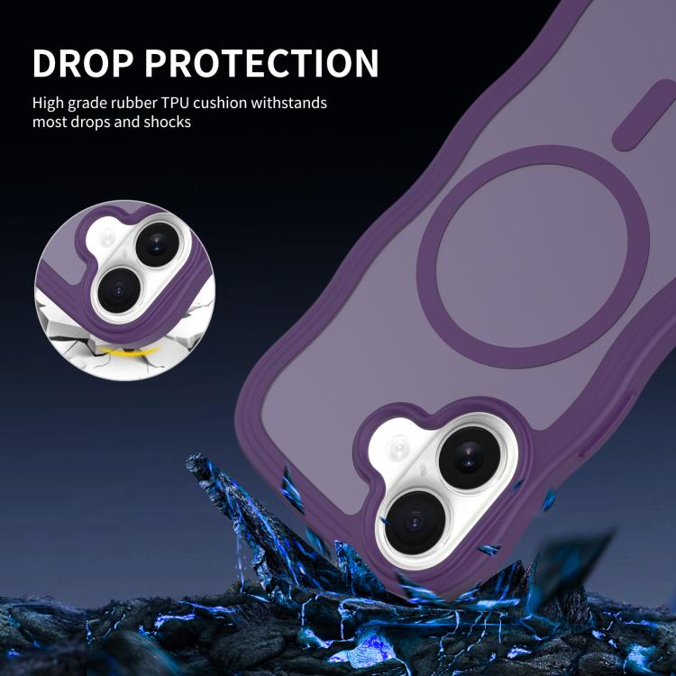 Skin Feel Wave Texture MagSafe Phone Case