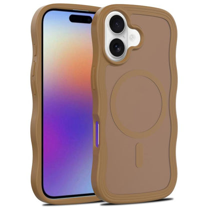 Skin Feel Wave Texture MagSafe Phone Case, For iPhone 17e / 16e, For iPhone 17, For iPhone Air, For iPhone 16 Pro Max, For iPhone 16 Pro, For iPhone 16 Plus, For iPhone 16, For iPhone 15 Pro Max, For iPhone 15 Pro, For iPhone 15 Plus, For iPhone 15    ...