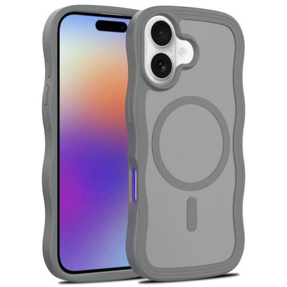Skin Feel Wave Texture MagSafe Phone Case, For iPhone 17e / 16e, For iPhone 17, For iPhone Air, For iPhone 16 Pro Max, For iPhone 16 Pro, For iPhone 16 Plus, For iPhone 16, For iPhone 15 Pro Max, For iPhone 15 Pro, For iPhone 15 Plus, For iPhone 15    ...