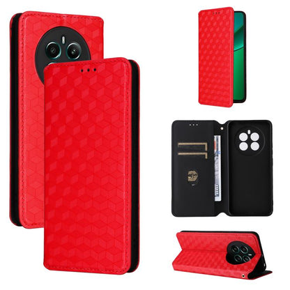 Cubic Grid Texture Flip Leather Phone Case, For Realme GT 7 Pro 5G, For Realme 13+ 5G Global / 13, For Realme V60 5G / V60S 5G, For Realme GT 6 / GT 6T, For Realme C63 4G / C61 4G / Narzo N63 4G, For Realme 12 Lite 4G / C67 4G, For Realme 12 5G / 12x 5...