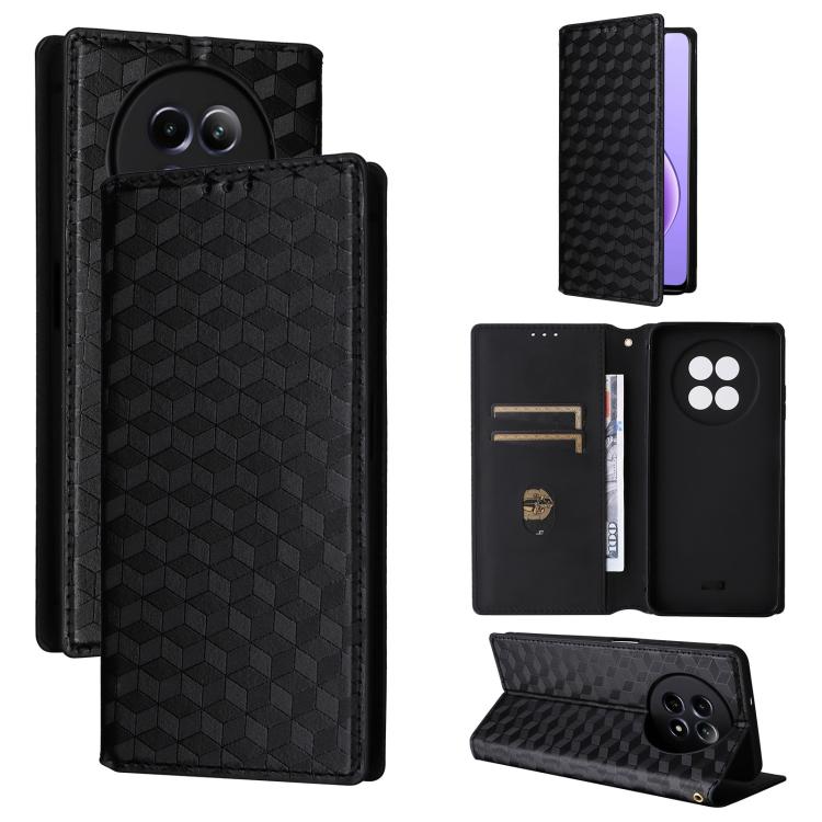 Cubic Grid Texture Flip Leather Phone Case, For Realme GT 7 Pro 5G, For Realme 13+ 5G Global / 13, For Realme V60 5G / V60S 5G, For Realme GT 6 / GT 6T, For Realme C63 4G / C61 4G / Narzo N63 4G, For Realme 12 Lite 4G / C67 4G, For Realme 12 5G / 12x 5...