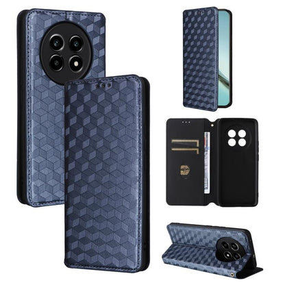 Cubic Grid Texture Flip Leather Phone Case, For Realme 14 5G Global, For Realme P3 Ultra 5G, For Realme 14 Pro Lite 5G, For Realme Neo7x 5G / P3 5G, For Realme P3 Pro 5G, For Realme 14 Pro+ 5G, For Realme 14 Pro 5G, For Realme 14X 5G / C75 4G / V60 Pro...