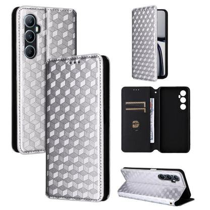 Cubic Grid Texture Flip Leather Phone Case, For Realme GT 7 Pro 5G, For Realme 13+ 5G Global / 13, For Realme V60 5G / V60S 5G, For Realme GT 6 / GT 6T, For Realme C63 4G / C61 4G / Narzo N63 4G, For Realme 12 Lite 4G / C67 4G, For Realme 12 5G / 12x 5...