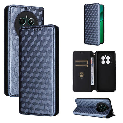Cubic Grid Texture Flip Leather Phone Case, For Realme GT 7 Pro 5G, For Realme 13+ 5G Global / 13, For Realme V60 5G / V60S 5G, For Realme GT 6 / GT 6T, For Realme C63 4G / C61 4G / Narzo N63 4G, For Realme 12 Lite 4G / C67 4G, For Realme 12 5G / 12x 5...