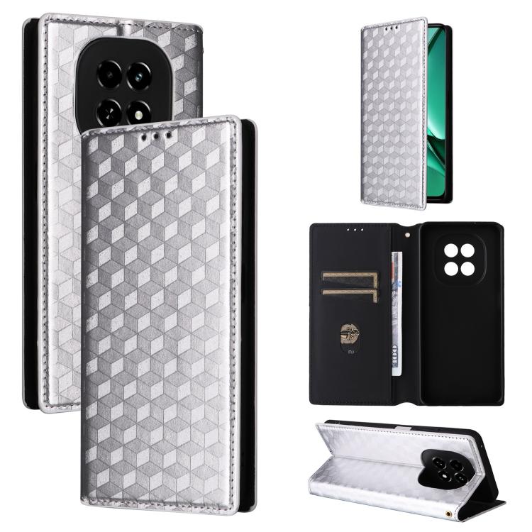 Cubic Grid Texture Flip Leather Phone Case, For Realme GT 7 Pro 5G, For Realme 13+ 5G Global / 13, For Realme V60 5G / V60S 5G, For Realme GT 6 / GT 6T, For Realme C63 4G / C61 4G / Narzo N63 4G, For Realme 12 Lite 4G / C67 4G, For Realme 12 5G / 12x 5...