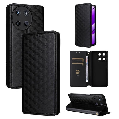 Cubic Grid Texture Flip Leather Phone Case, For Realme GT 7 Pro 5G, For Realme 13+ 5G Global / 13, For Realme V60 5G / V60S 5G, For Realme GT 6 / GT 6T, For Realme C63 4G / C61 4G / Narzo N63 4G, For Realme 12 Lite 4G / C67 4G, For Realme 12 5G / 12x 5...