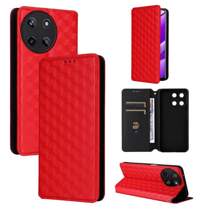 Cubic Grid Texture Flip Leather Phone Case, For Realme GT 7 Pro 5G, For Realme 13+ 5G Global / 13, For Realme V60 5G / V60S 5G, For Realme GT 6 / GT 6T, For Realme C63 4G / C61 4G / Narzo N63 4G, For Realme 12 Lite 4G / C67 4G, For Realme 12 5G / 12x 5...