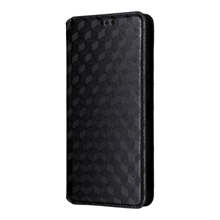 Cubic Grid Texture Flip Leather Phone Case, For Realme 14 5G Global, For Realme P3 Ultra 5G, For Realme 14 Pro Lite 5G, For Realme Neo7x 5G / P3 5G, For Realme P3 Pro 5G, For Realme 14 Pro+ 5G, For Realme 14 Pro 5G, For Realme 14X 5G / C75 4G / V60 Pro...