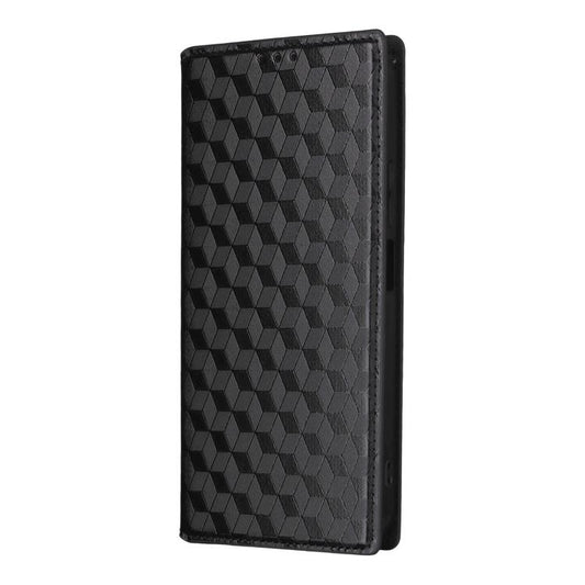 Cubic Grid Texture Flip Leather Phone Case, For Realme C100 4G / C100i 4G / C100x 4G, For Realme P4 Power 5G, For Realme Note 80 4G, For Realme 16 5G, For Realme 16 Pro+ 5G Global, For Realme 16 Pro 5G Global, For Realme C85 5G / 15X 5G                ...