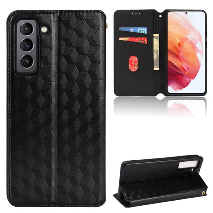 Cubic Grid Texture Flip Leather Phone Case, For Samsung Galaxy S20 FE 2022 / 5G / 4G, For Samsung Galaxy S22 Ultra 5G, For Samsung Galaxy S22+ 5G, For Samsung Galaxy S22 5G, For Samsung Galaxy S21 FE 5G, For Samsung Galaxy S21 5G                       ...