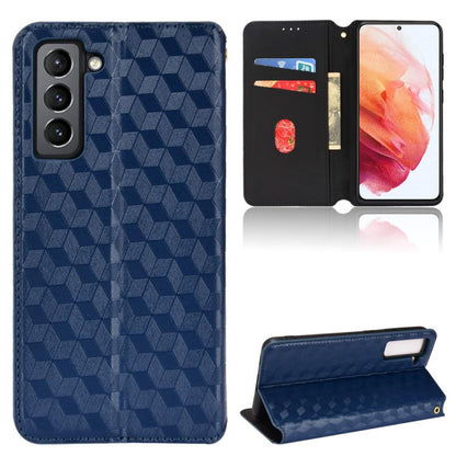 Cubic Grid Texture Flip Leather Phone Case, For Samsung Galaxy S20 FE 2022 / 5G / 4G, For Samsung Galaxy S22 Ultra 5G, For Samsung Galaxy S22+ 5G, For Samsung Galaxy S22 5G, For Samsung Galaxy S21 FE 5G, For Samsung Galaxy S21 5G                       ...