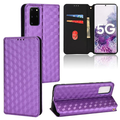 Cubic Grid Texture Flip Leather Phone Case, For Samsung Galaxy S20 FE 2022 / 5G / 4G, For Samsung Galaxy S22 Ultra 5G, For Samsung Galaxy S22+ 5G, For Samsung Galaxy S22 5G, For Samsung Galaxy S21 FE 5G, For Samsung Galaxy S21 5G                       ...