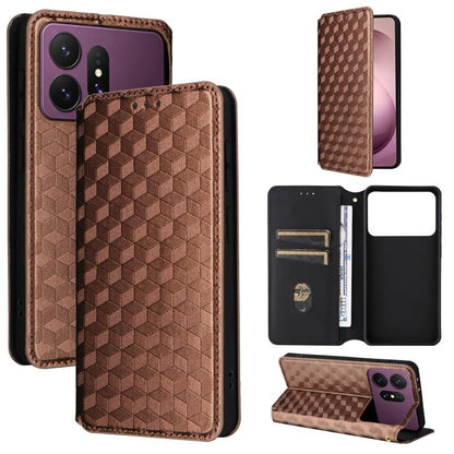 Cubic Grid Texture Flip Leather Phone Case, For Galaxy S27 Ultra 5G, For Galaxy S27 Pro 5G, For Galaxy S27 / S26 5G, For Galaxy S26 FE 5G, For Samsung Galaxy S26+ 5G, For Samsung Galaxy S26 Ultra 5G, For Samsung Galaxy S25 FE 5G                        ...