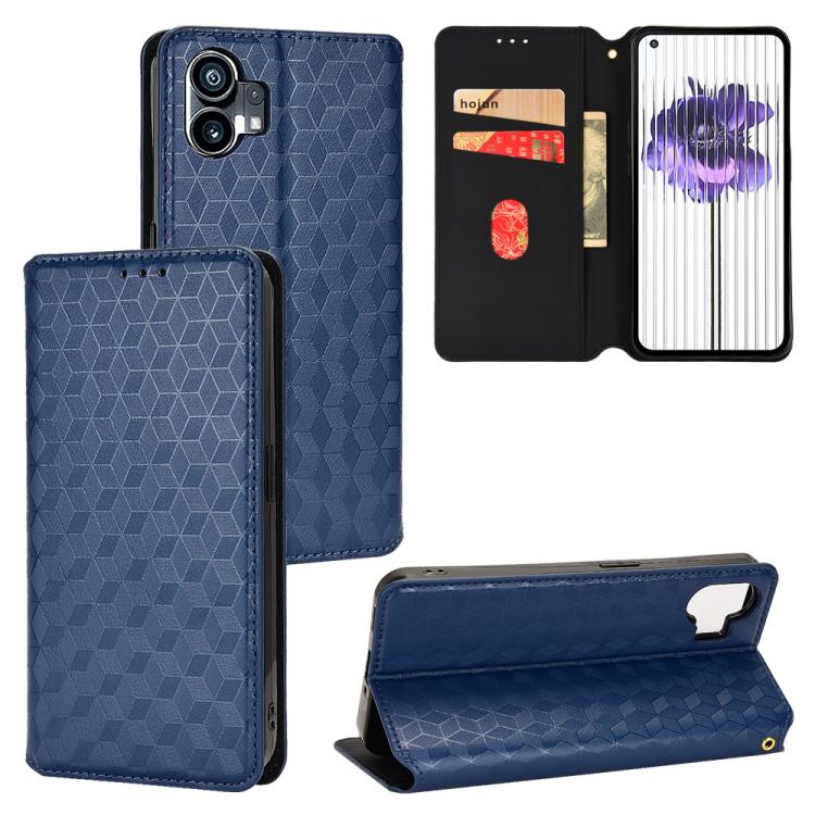 Cubic Grid Texture Flip Leather Phone Case, For Nothing Phone 4a Pro, For Nothing Phone 4a, For Nothing Phone 3a Lite, For Nothing Phone 3, For Nothing CMF Phone 2 Pro, For Nothing Phone 3a, For Nothing Phone 3a Pro, For Nothing CMF Phone 1            ...