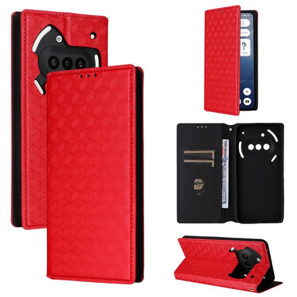 Cubic Grid Texture Flip Leather Phone Case, For Nothing Phone 4a Pro, For Nothing Phone 4a, For Nothing Phone 3a Lite, For Nothing Phone 3, For Nothing CMF Phone 2 Pro, For Nothing Phone 3a, For Nothing Phone 3a Pro, For Nothing CMF Phone 1            ...
