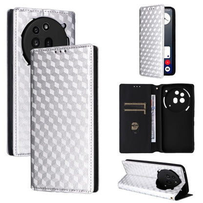 Cubic Grid Texture Flip Leather Phone Case, For Nothing Phone 4a Pro, For Nothing Phone 4a, For Nothing Phone 3a Lite, For Nothing Phone 3, For Nothing CMF Phone 2 Pro, For Nothing Phone 3a, For Nothing Phone 3a Pro, For Nothing CMF Phone 1            ...