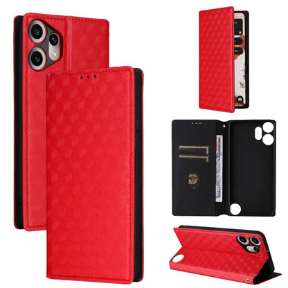 Cubic Grid Texture Flip Leather Phone Case, For Nothing Phone 4a Pro, For Nothing Phone 4a, For Nothing Phone 3a Lite, For Nothing Phone 3, For Nothing CMF Phone 2 Pro, For Nothing Phone 3a, For Nothing Phone 3a Pro, For Nothing CMF Phone 1            ...
