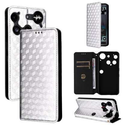 Cubic Grid Texture Flip Leather Phone Case, For Nothing Phone 4a Pro, For Nothing Phone 4a, For Nothing Phone 3a Lite, For Nothing Phone 3, For Nothing CMF Phone 2 Pro, For Nothing Phone 3a, For Nothing Phone 3a Pro, For Nothing CMF Phone 1            ...
