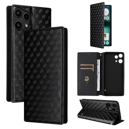 Cubic Grid Texture Flip Leather Phone Case, For Nothing Phone 4a Pro, For Nothing Phone 4a, For Nothing Phone 3a Lite, For Nothing Phone 3, For Nothing CMF Phone 2 Pro, For Nothing Phone 3a, For Nothing Phone 3a Pro, For Nothing CMF Phone 1            ...