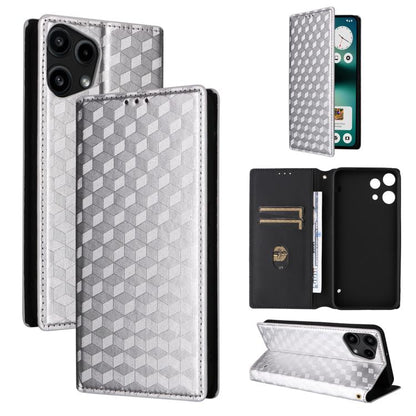 Cubic Grid Texture Flip Leather Phone Case, For Nothing Phone 4a Pro, For Nothing Phone 4a, For Nothing Phone 3a Lite, For Nothing Phone 3, For Nothing CMF Phone 2 Pro, For Nothing Phone 3a, For Nothing Phone 3a Pro, For Nothing CMF Phone 1            ...