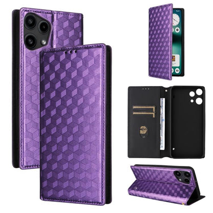 Cubic Grid Texture Flip Leather Phone Case, For Nothing Phone 4a Pro, For Nothing Phone 4a, For Nothing Phone 3a Lite, For Nothing Phone 3, For Nothing CMF Phone 2 Pro, For Nothing Phone 3a, For Nothing Phone 3a Pro, For Nothing CMF Phone 1            ...