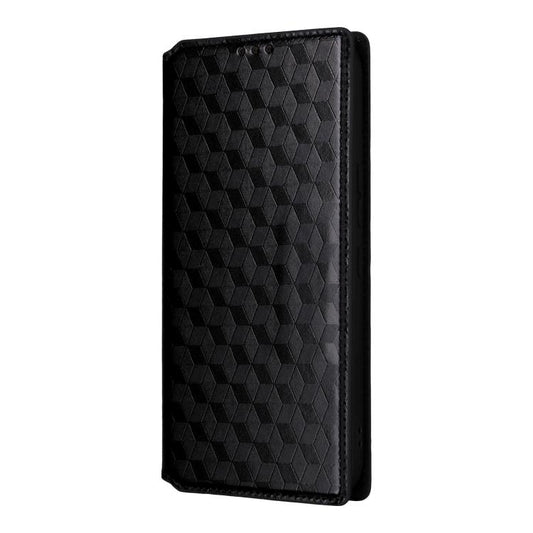 Cubic Grid Texture Flip Leather Phone Case, For Nothing Phone 4a Pro, For Nothing Phone 4a, For Nothing Phone 3a Lite, For Nothing Phone 3, For Nothing CMF Phone 2 Pro, For Nothing Phone 3a, For Nothing Phone 3a Pro, For Nothing CMF Phone 1            ...