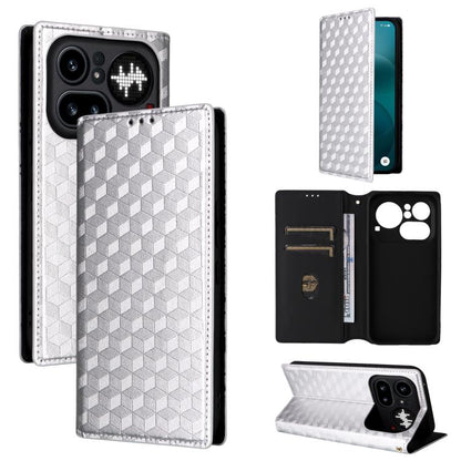 Cubic Grid Texture Flip Leather Phone Case, For Nothing Phone 4a Pro, For Nothing Phone 4a, For Nothing Phone 3a Lite, For Nothing Phone 3, For Nothing CMF Phone 2 Pro, For Nothing Phone 3a, For Nothing Phone 3a Pro, For Nothing CMF Phone 1            ...