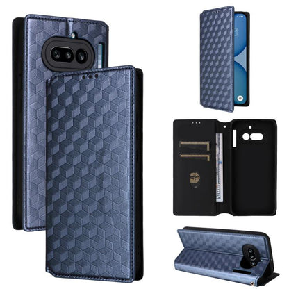 Cubic Grid Texture Flip Leather Phone Case, For Nothing Phone 4a Pro, For Nothing Phone 4a, For Nothing Phone 3a Lite, For Nothing Phone 3, For Nothing CMF Phone 2 Pro, For Nothing Phone 3a, For Nothing Phone 3a Pro, For Nothing CMF Phone 1            ...