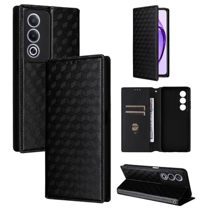 Cubic Grid Texture Flip Leather Phone Case, For OPPO Reno12 F 5G, For OPPO Reno11 A JP / PJH110, For OPPO Reno12 Pro 5G Global, For OPPO Reno12 5G Global, For OPPO A3 Pro 5G Global, For OPPO Reno11 F 5G / F25 Pro 5G, For OPPO Reno11 5G Global          ...