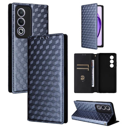 Cubic Grid Texture Flip Leather Phone Case, For OPPO Reno12 F 5G, For OPPO Reno11 A JP / PJH110, For OPPO Reno12 Pro 5G Global, For OPPO Reno12 5G Global, For OPPO A3 Pro 5G Global, For OPPO Reno11 F 5G / F25 Pro 5G, For OPPO Reno11 5G Global          ...